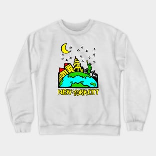 Around the Town New York Kids Souvenir Crewneck Sweatshirt